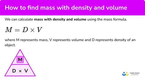 How To Find Mass With Density And Volume - GCSE Maths Guide