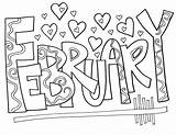 February Coloring Pages  Best For Kids sketch template