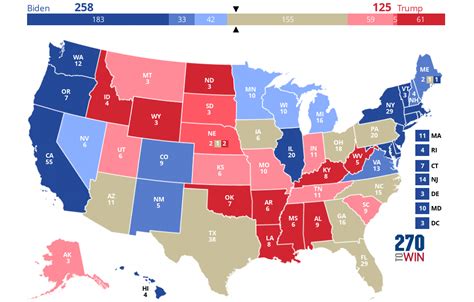 2020 Presidential Election Forecast Maps - 270toWin