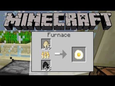 Minecraft: How to cook eggs in Minecraft (Real) - YouTube