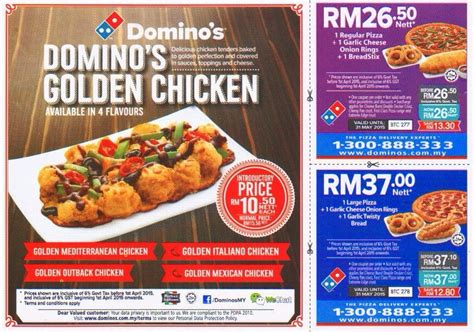 saupee: Kupon Pizza Domino / Domino's Pizza Coupon Malaysia April & May 2015