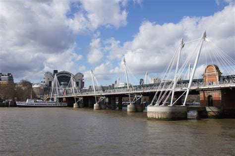 Hungerford Bridge from near the London... © Mike Pennington cc-by-sa/2.0 :: Geograph Britain and ...