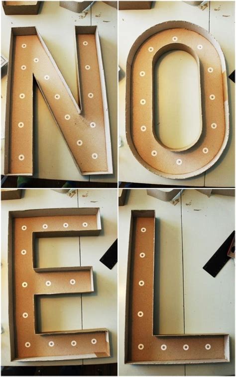 DIY Marquee Sign Letters