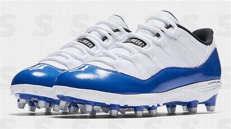 Air Jordan 11 Low Cleats Red Blue - Sneaker Bar Detroit