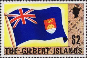 Stamp: Gilbert Islands flag (Gilbert Islands(Tourism) Mi:GB-GI 279,Sn:GB-GI 284,Yt:GB-GI 32,Sg ...