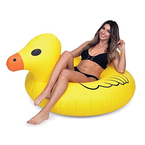 GoFloats Inflatable Rubber Duck Pool Float Party Tube, Float in Style ...