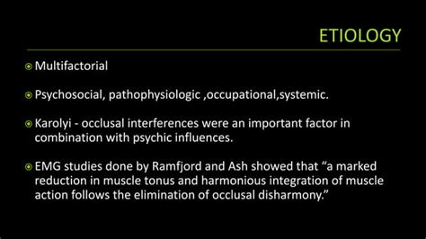 Parafunctional habits in prosthodontics | PPT