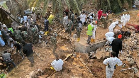 Libya floods: Journalists ordered out of flood-hit Derna after protests | World News | Sky News