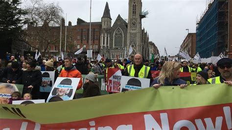 Thousands at housing protest rally in Dublin