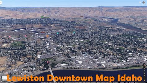 Lewiston, Idaho Map