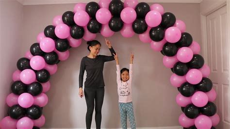 How to make balloon arch without stand? - YouTube