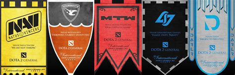 Dota Wallpaper: Dota 2 Team Banner Logo