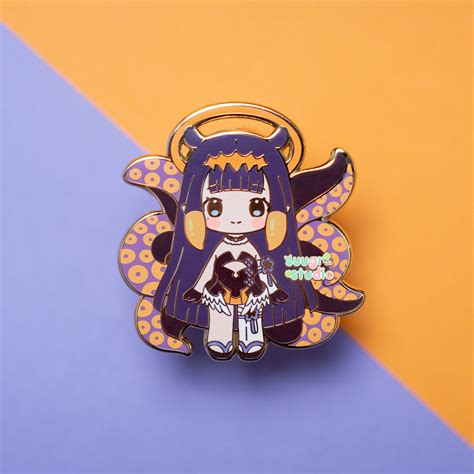 Hololive Vtuber Ninomae Ina'nis Enamel Pin Fan Merch - Etsy Ireland