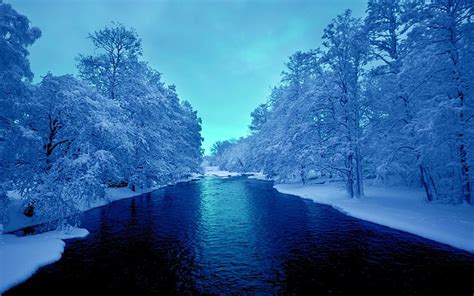 Free download | HD wallpaper: cold blue winter river-Nature wallpaper ...