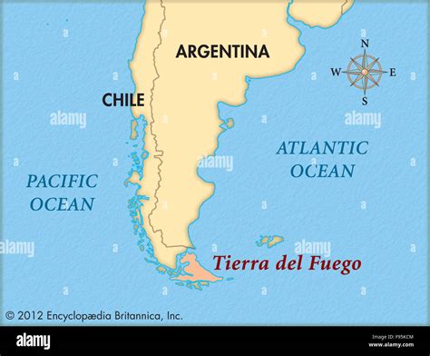 Tierra del fuego maps cartography geography hi-res stock photography and images - Alamy