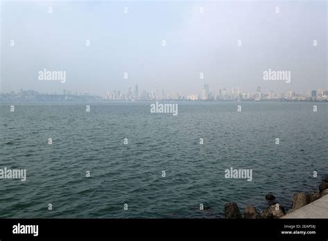 Marine Drive Skyline in Mumbai, India Stock Photo - Alamy