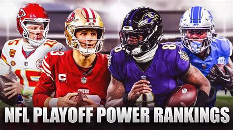 NFL Playoff Power Rankings: Ravens coast into Championship Round as ...