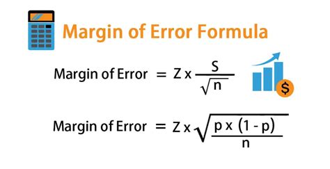 Formule de marge d'erreur - Calculatrice (modèle Excel) | Développement ...