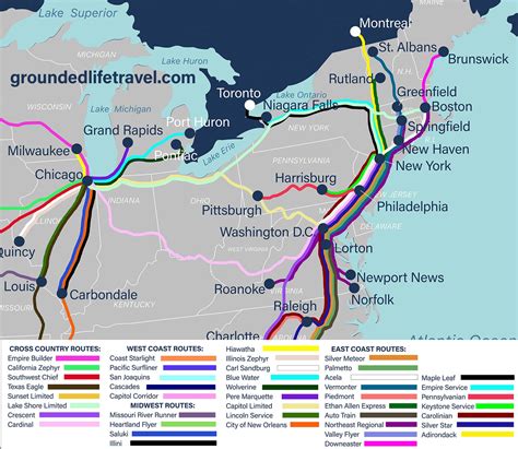 Amtrak Routes And Schedules