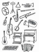 Pictures Of Musical Instruments To Color At Gendarrenblog Blog sketch template