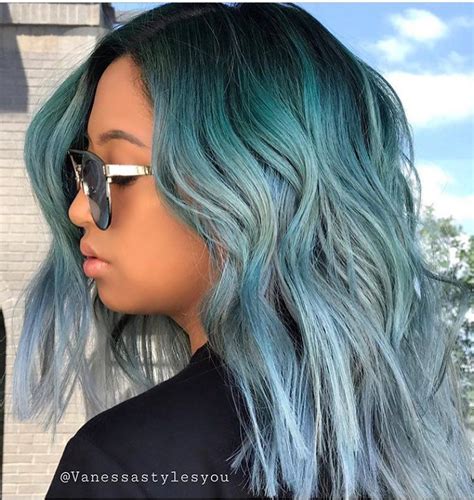 pastel blue hair color by @vanessastylesyou #pulpriothair | Hair color ...