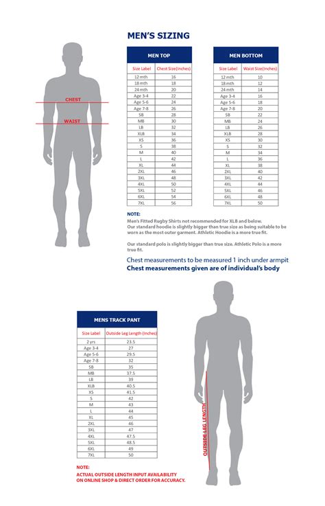 Size Chart – d4T