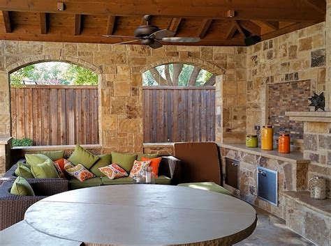 Plano, TX Outdoor Living Project - Rustic - Patio - Dallas - by Dal-Rich Design & Construction ...