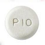 M P10 Pill Images (White / Round)