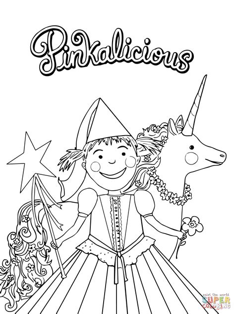 Pinkalicious coloring page | Free Printable Coloring Pages