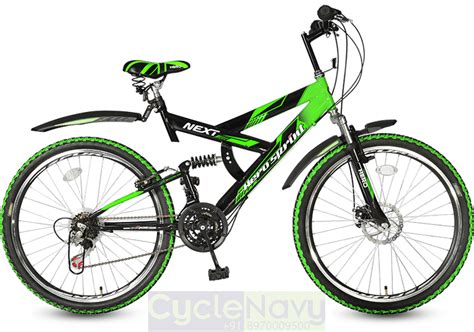 Hero Sprint Next 26T Green Black Bicycle | CycleNavy