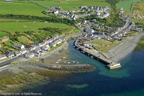 Port William Harbour in Port William, Scotland, United Kingdom