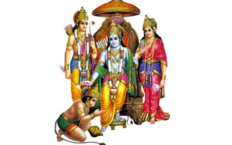 Lord Hanuman With Sri Ram And Sita | Tirumalesa