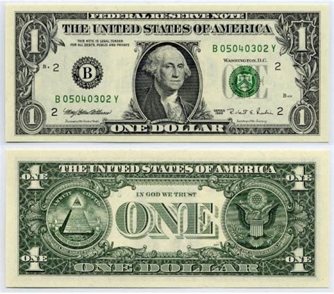 Add a Touch of Currency to Your Designs with 1 Dollar Bill Cliparts ...