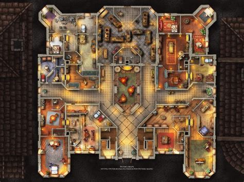 Pin by Cory Brady on Dnd | Dungeon maps, Fantasy city map, Fantasy map