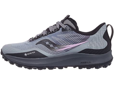 Saucony Peregrine 12 GTX Women's Shoes Alloy/Quartz - Running Warehouse Europe