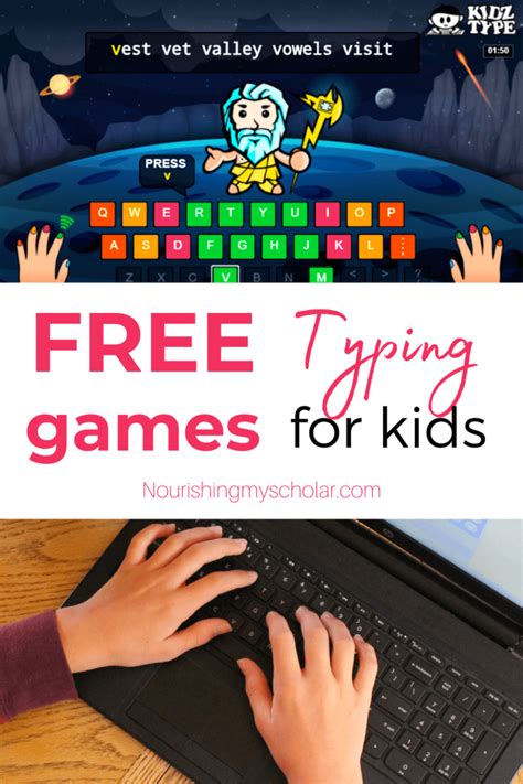 Free Typing Games for Kids - Nourishing My Scholar