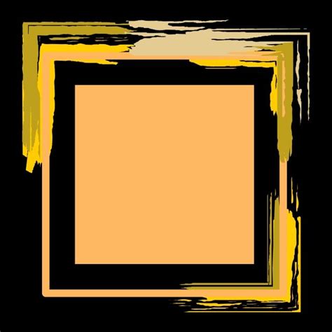 Fancy Gold Frame Vector Art PNG, Gold Frame Design With Fancy Decoration, Background, Design ...