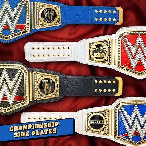 Customize your #WWE Championship Replica Titles with new side plates ...