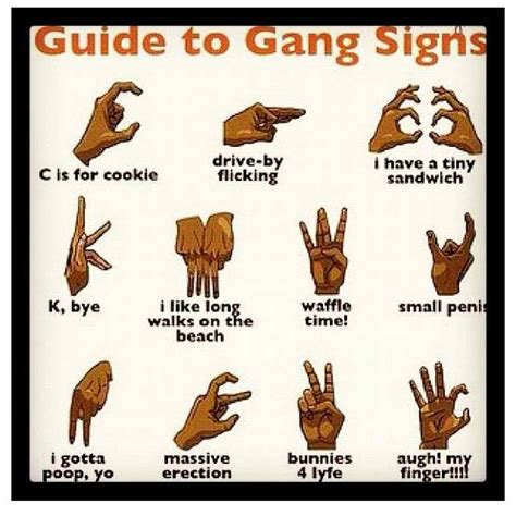 Gang signs 101 | Gang signs, Gang tattoos, Tattoos with meaning