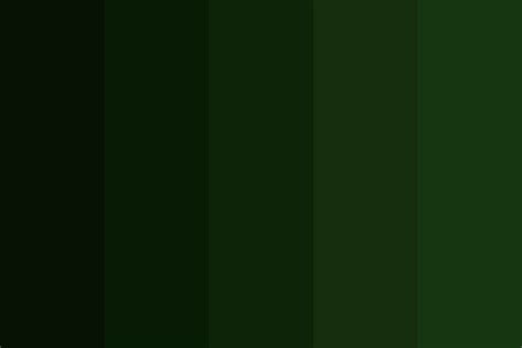 Deep Green Shades Color Palette