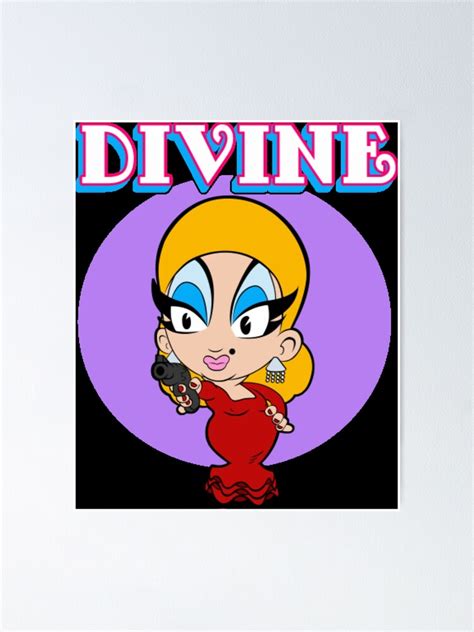 "Divine (Pink Flamingos) " Poster by Rhome2001 | Redbubble