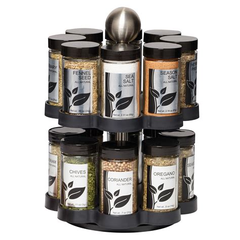 Kamenstein 16 Jar Round Madison Spice Carousel | Revolving spice rack ...