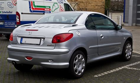 File:Peugeot 206 CC (Facelift) – Heckansicht, 3. März 2014, Hilden.jpg ...