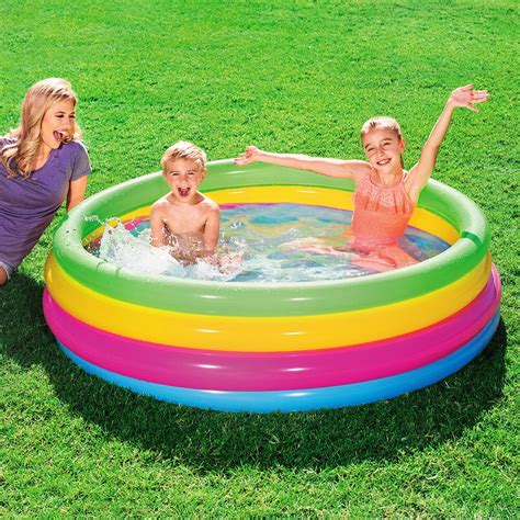 Bestway Inflatable Kids Pool Swimming Pools Round Family Pools