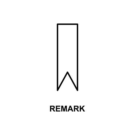 remark sign vector icon 22761674 Vector Art at Vecteezy