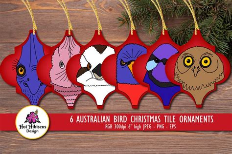 Australian Bird Ornaments, Australian Christmas Ornaments