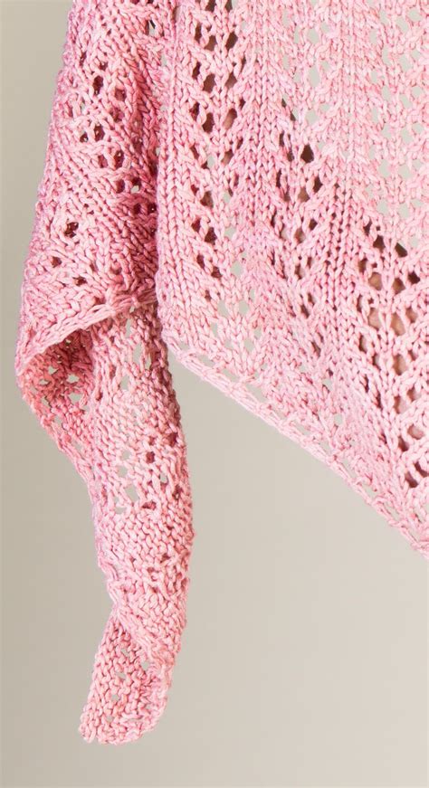 An Easy Lace Knitting Pattern: The Sausalito Shawl | Interweave | Lace knitting patterns, Free ...