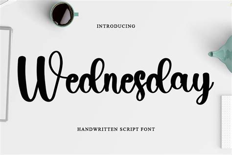 Wednesday Font by ONE DESIGN · Creative Fabrica