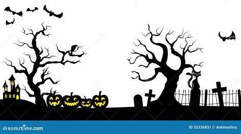 Spooky Halloween Background Stock Image - Image: 33336831