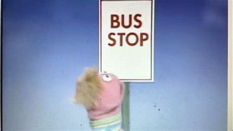 Classic Sesame Street Bus Stop Song With Jim Henson Performing Mr Johnson - YouTube